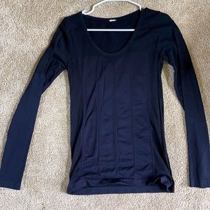 Black tight biking shirt
